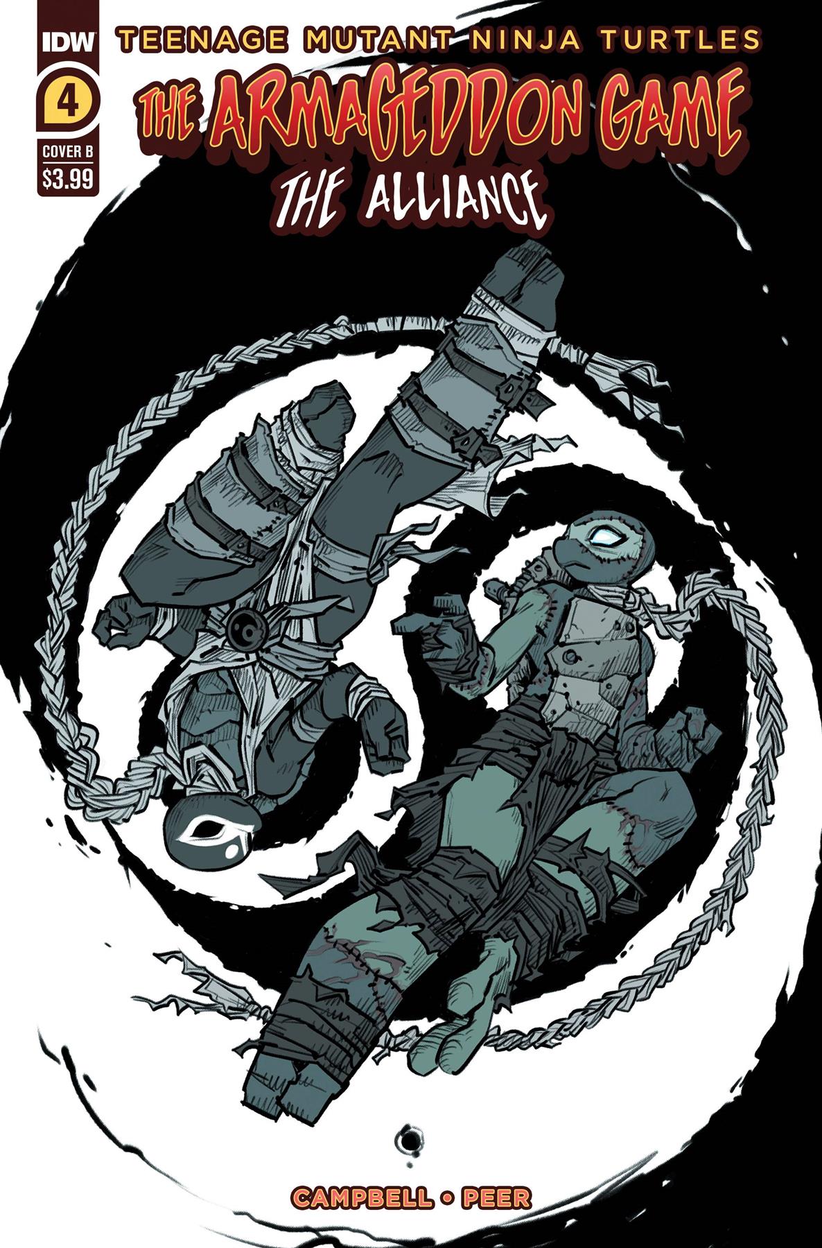 Tmnt Armageddon Game Alliance #4 Cvr B Sophie Campbell Idw Publishing Comic Book