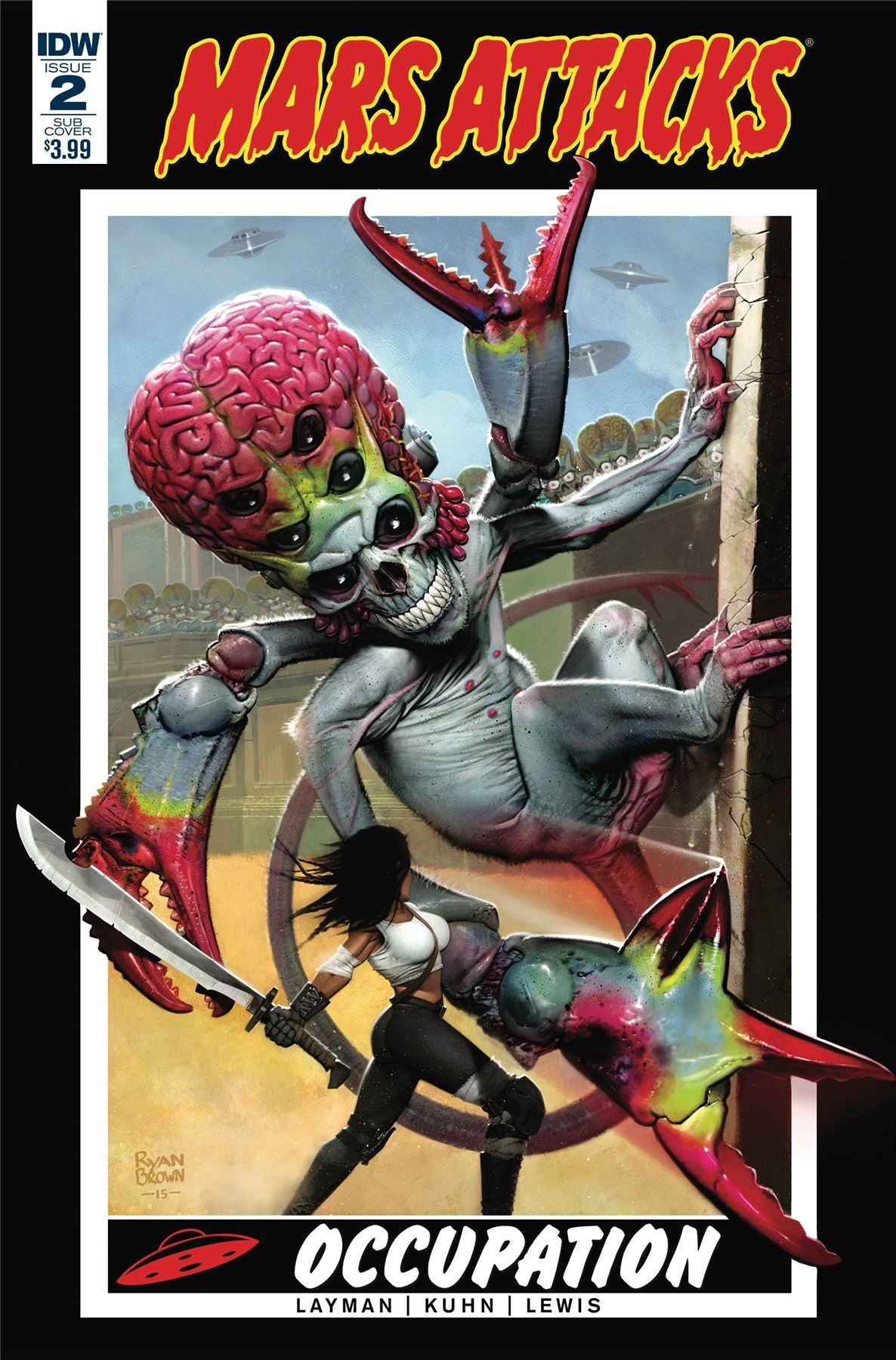 Mars Attacks Occupation #2 (Subscription Var) Idw Publishing Comic Book