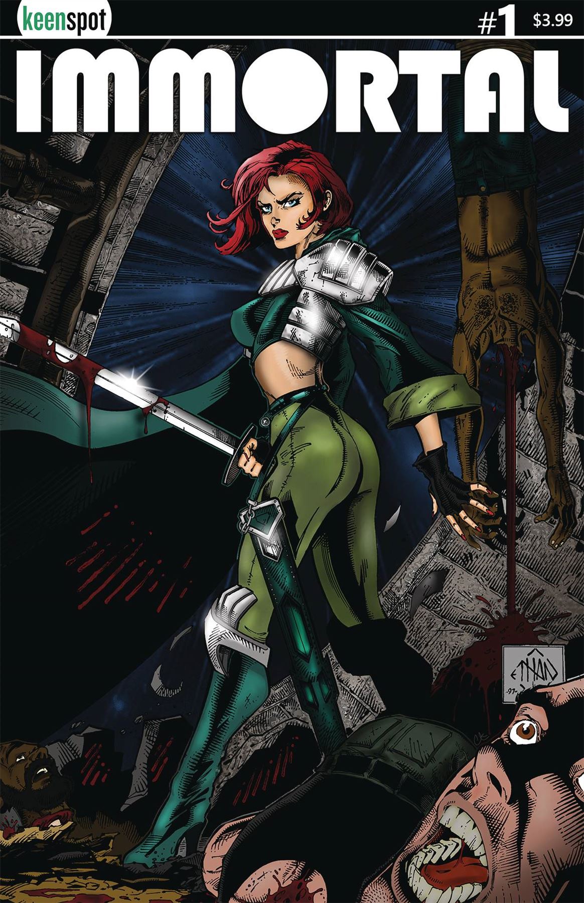 Immortal #1 Cvr C 5 Copy Incv Sciver (Cvr C 5 Copy Incv Sciver) Keenspot Entertainment Comic Book