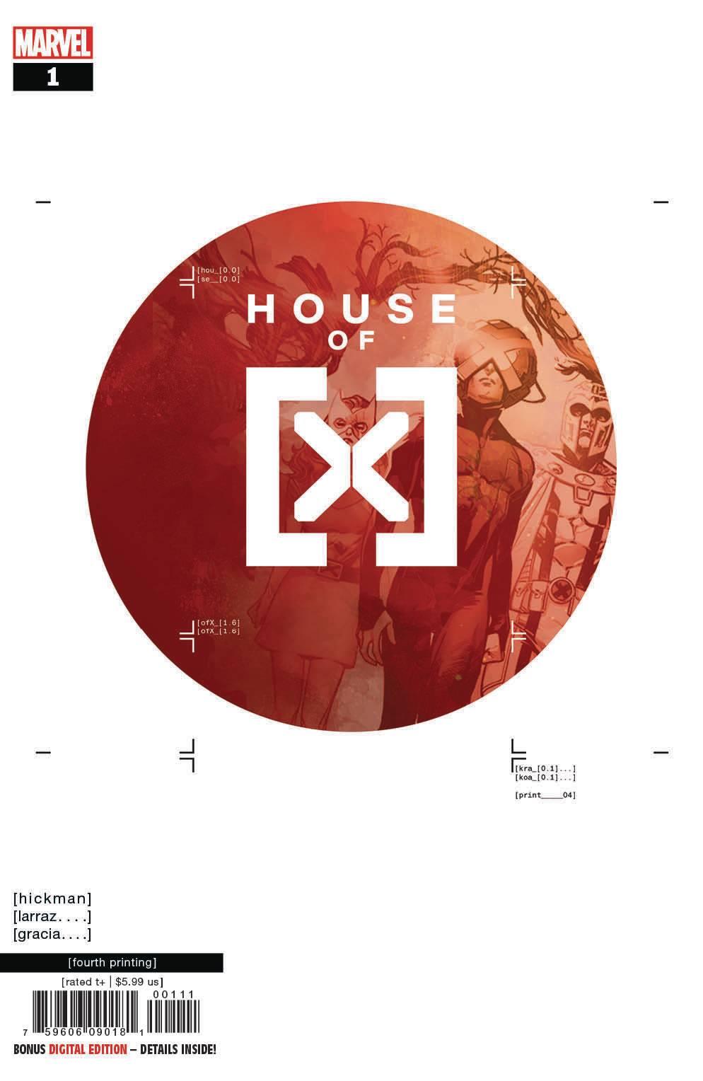 House of X #1 (4th Ptg Larraz Var) Marvel Comics Comic Book
