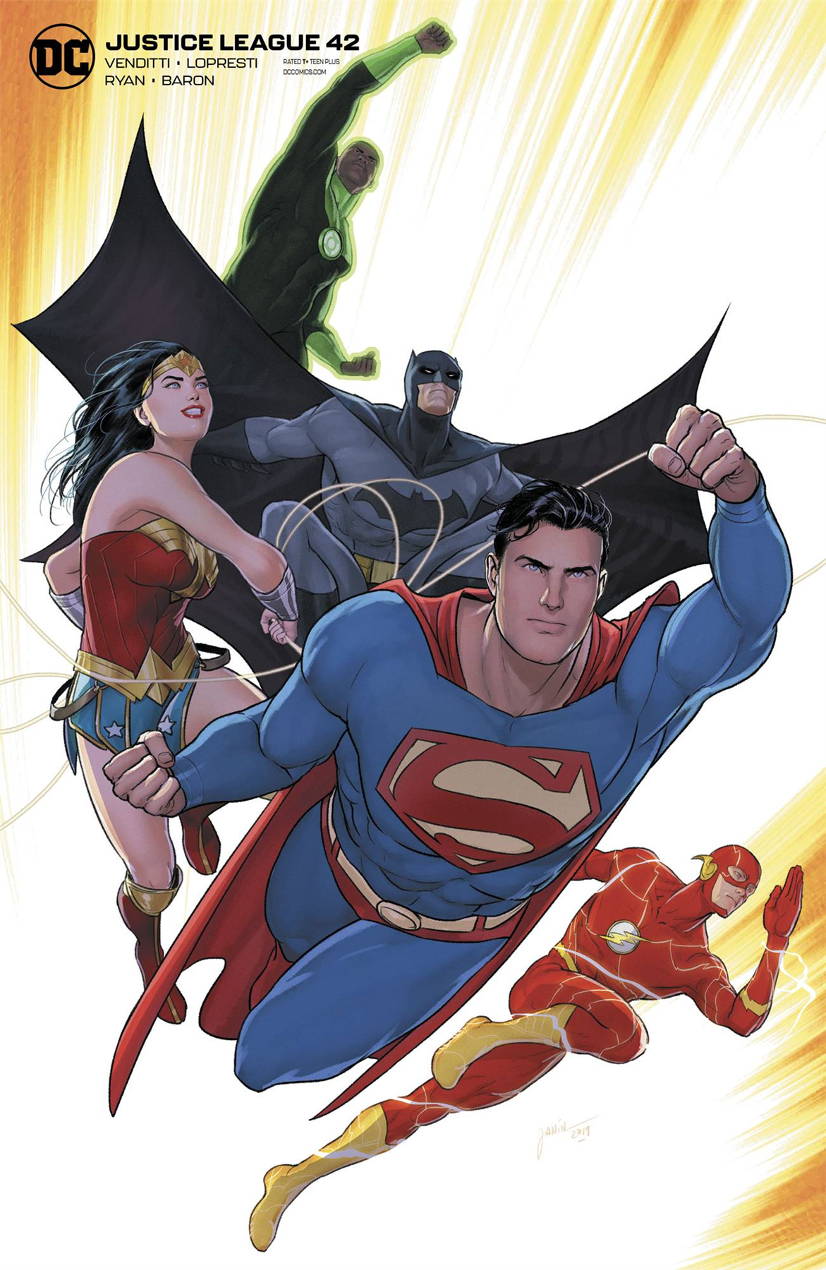 Justice League #42 (Card Stock Mikel Janin Var Ed) DC Comics Comic Book 2020