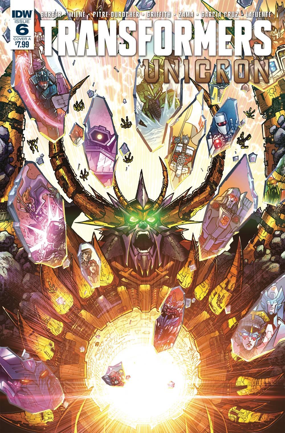 Transformers Unicron #6 (Cvr A Milne) Idw Publishing Comic Book