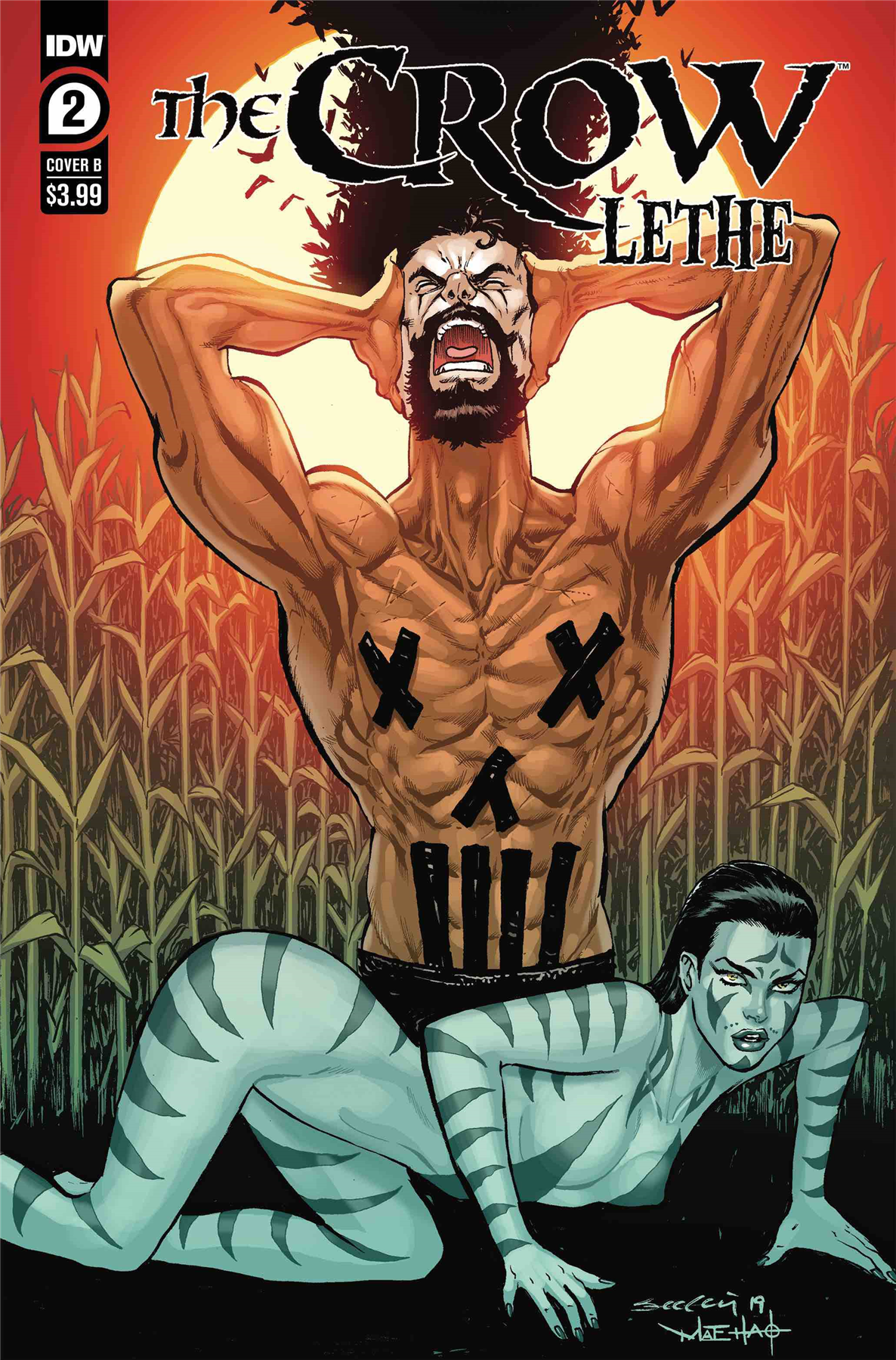 Crow Lethe #2 (Cvr B Seeley) Idw Publishing Comic Book 2020