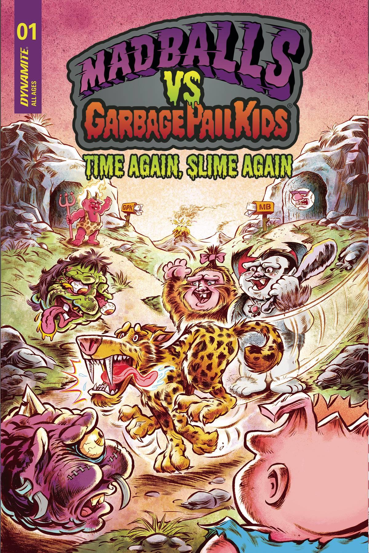 Madballs Vs Garbage Pail Kids Slime Again #1 Cvr B Crosby Dynamite Comic Book