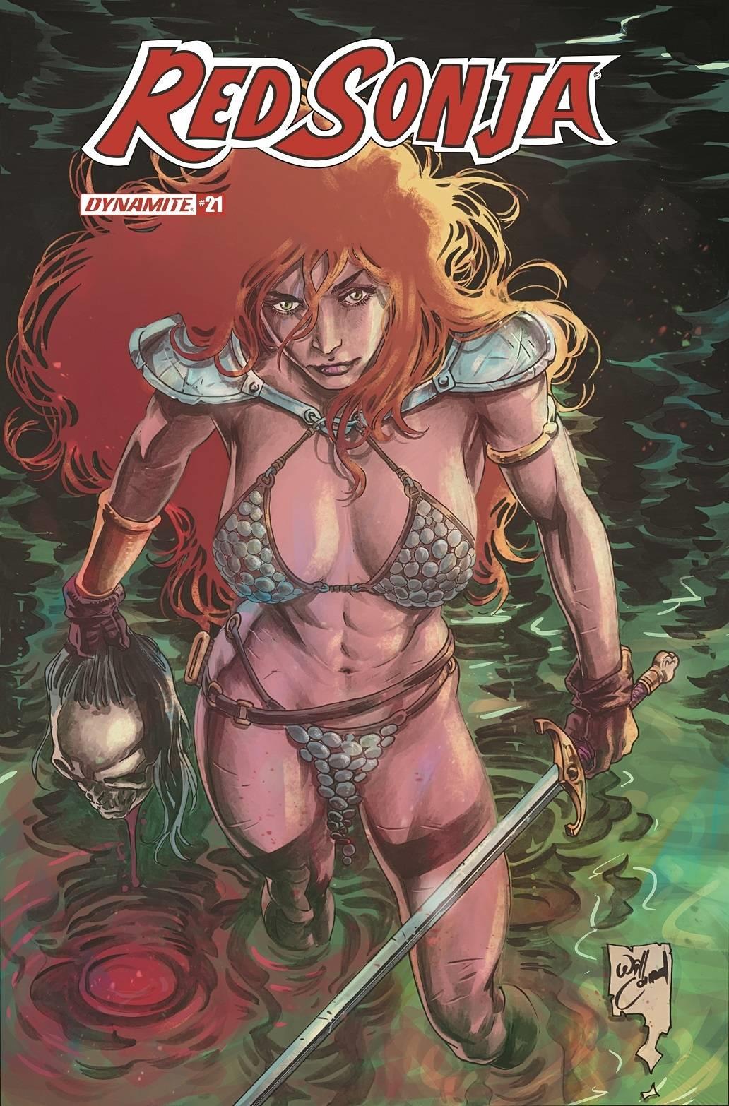 Red Sonja #21 Cvr E Conrad Foc Var Dynamite Comic Book