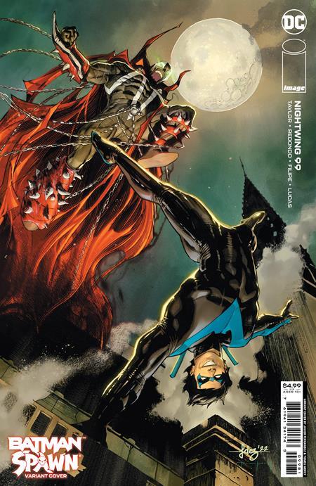 Nightwing #99 Cvr G Javier Fernandez Dc Spawn Card Stock Var DC Comics Comic Book