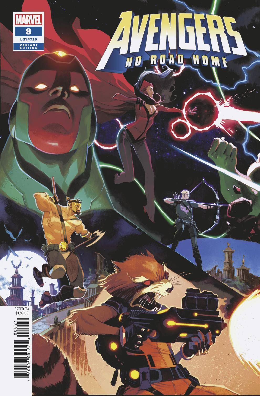 Avengers No Road Home #8 (Scalera Connecting Var) Marvel Comics Comic Book