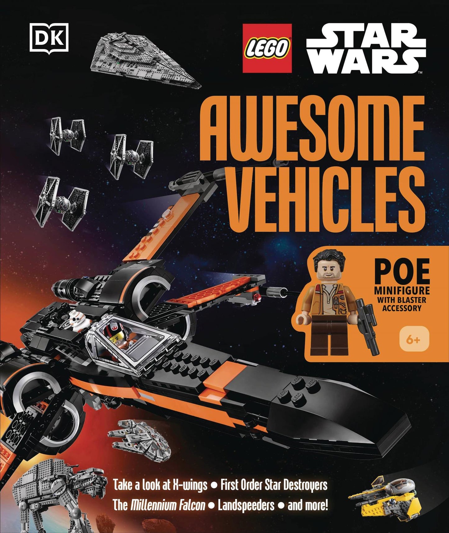 Lego Star Wars Awesome Vehicles W Poe Dameron Minifigure (c: Dk Publishing Co Comic Book