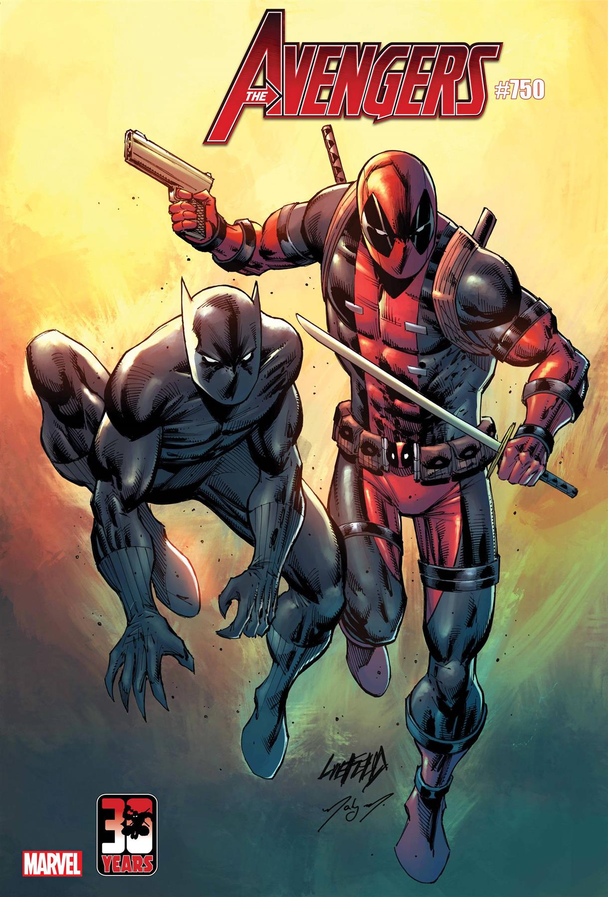 Avengers #50 Liefeld Deadpool 30th Var (Liefeld Deadpool 30th Var) Marvel Prh Comic Book 2021