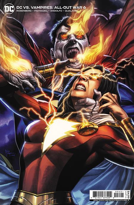 Dc Vs Vampires All-out War #6 (of 6) Cvr B Mico Suayan Card Stock Var DC Comics Comic Book