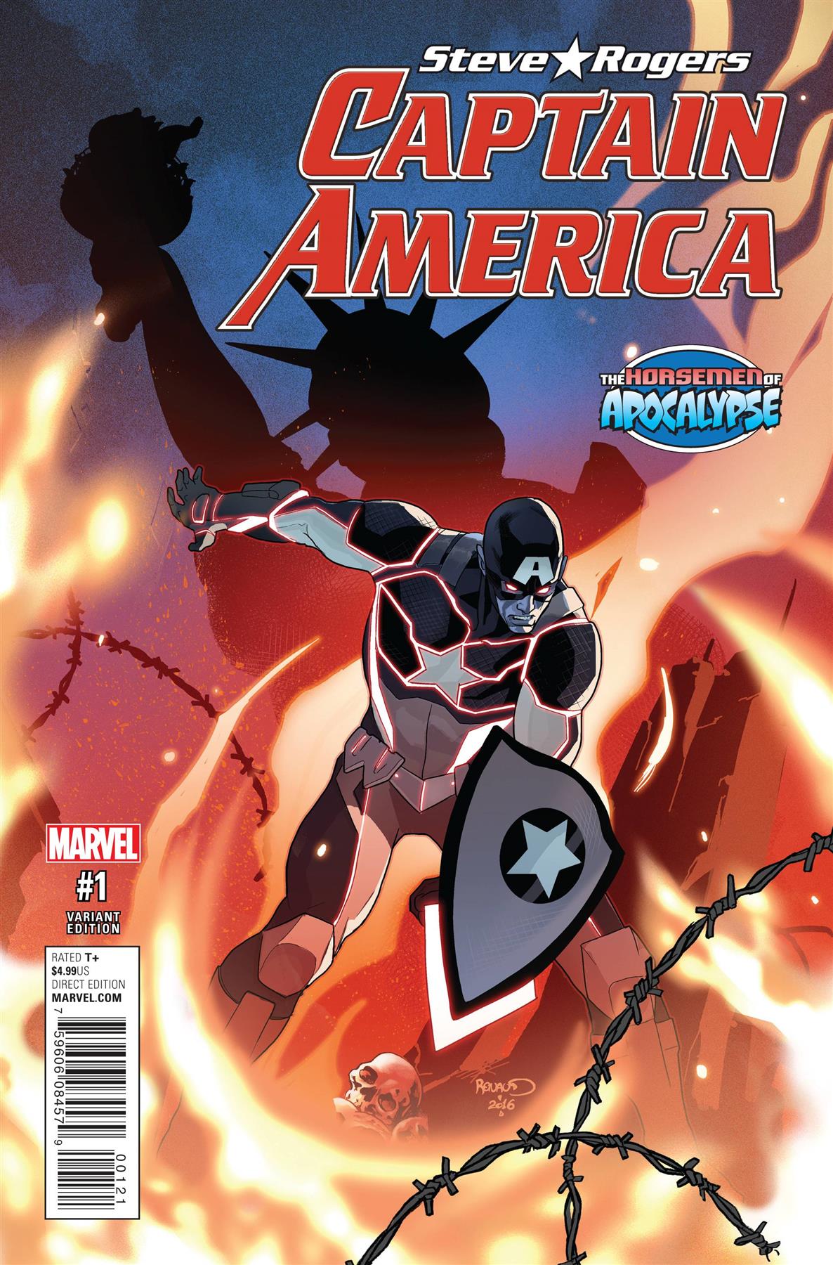 Captain America Steve Rogers #1 Aoa Var (Aoa Var) Marvel Comics Comic Book