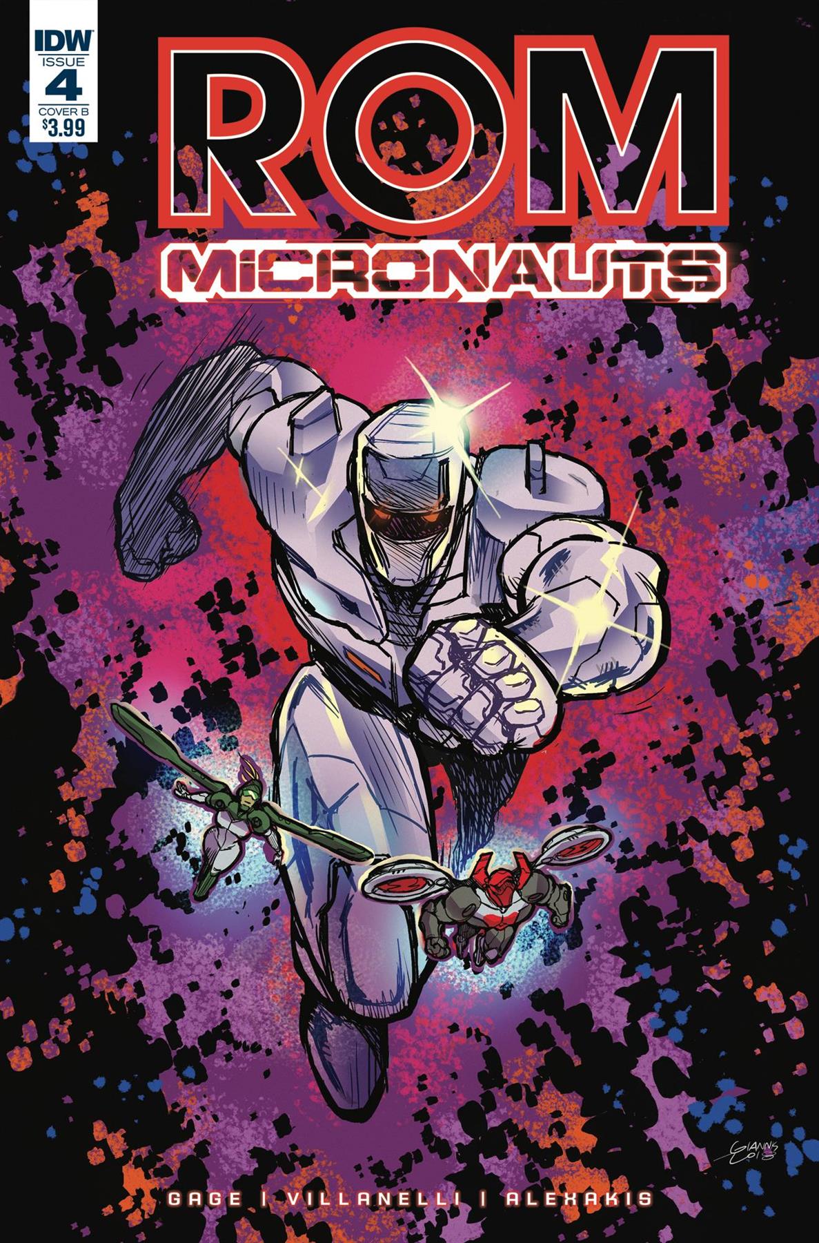 Rom & The Micronauts #4 (Cvr B Milonogiannis) Idw Publishing Comic Book