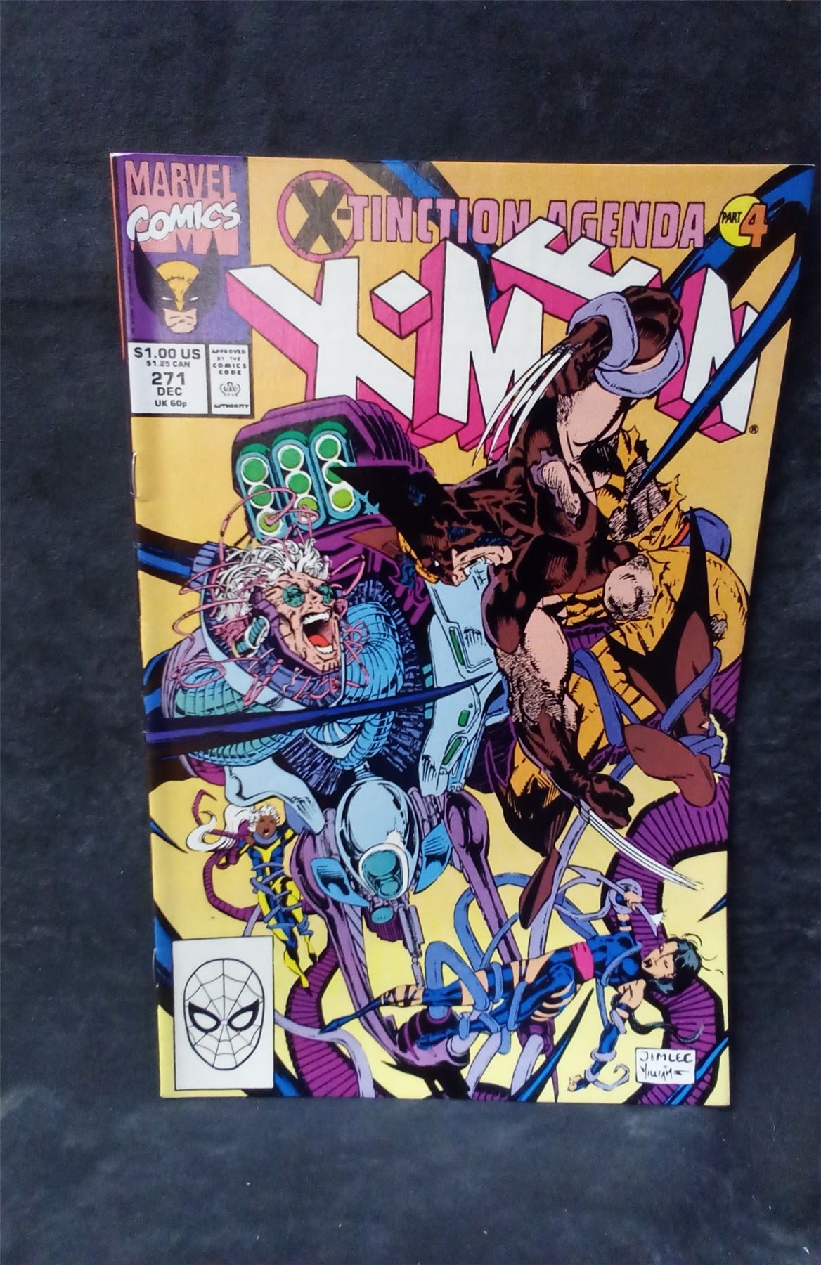 The Uncanny X-Men #271 Direct Edition 1990 marvel Comic Book