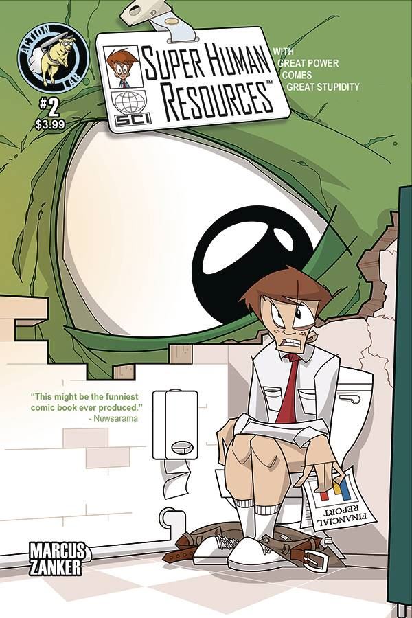 Super Human Resources #2 Cvr A Bleep (Cvr A Bleep) Action Lab Entertainment Comic Book
