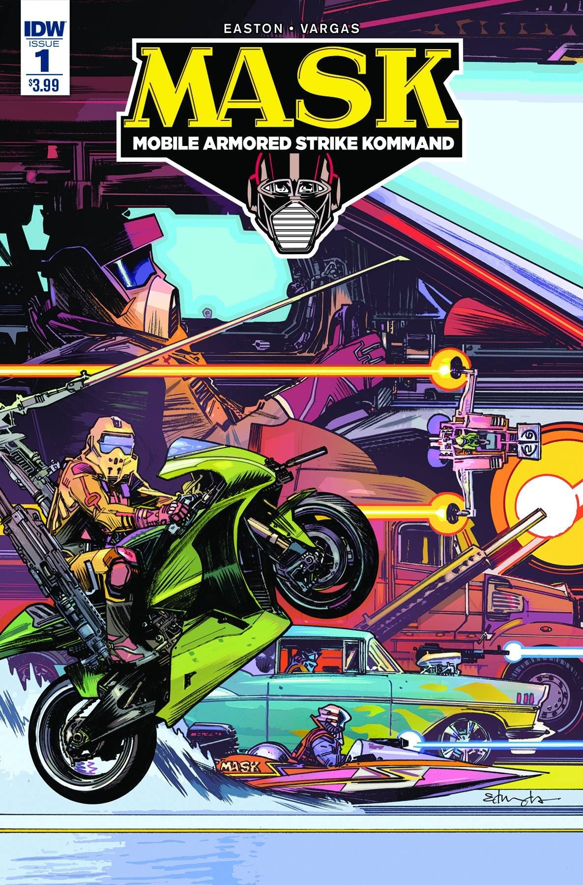 Mask Mobile Armored Strike Kommand #1 () Idw Publishing Comic Book