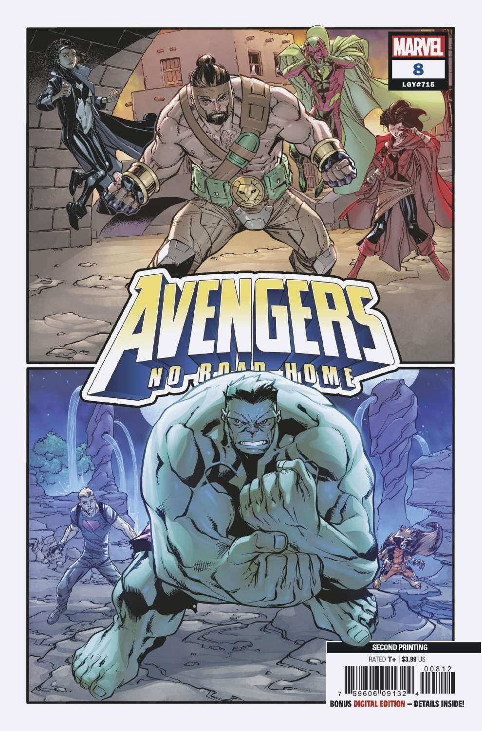 Avengers No Road Home #8 (of 10) 2nd Ptg Barberi Var Marvel Comics Comic Book