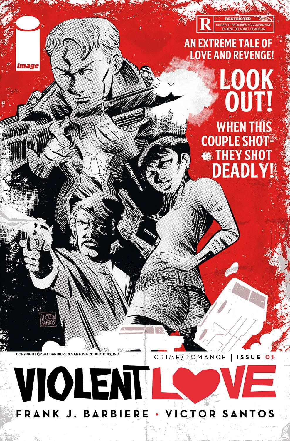 Violent Love #1 (Cvr B Santos) Image Comics Comic Book
