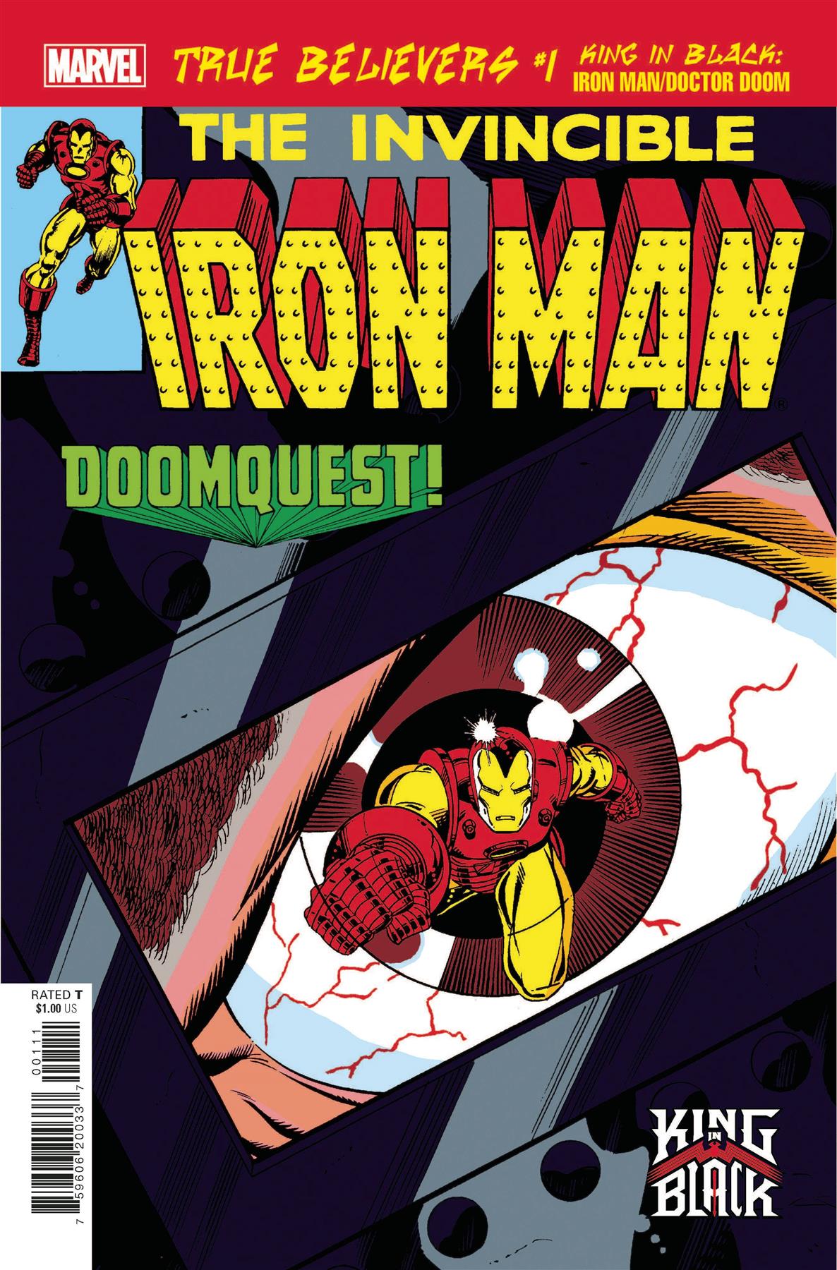 True Believers King In Black Iron Man Doctor Doom #1 () Marvel Comics Comic Book 2020