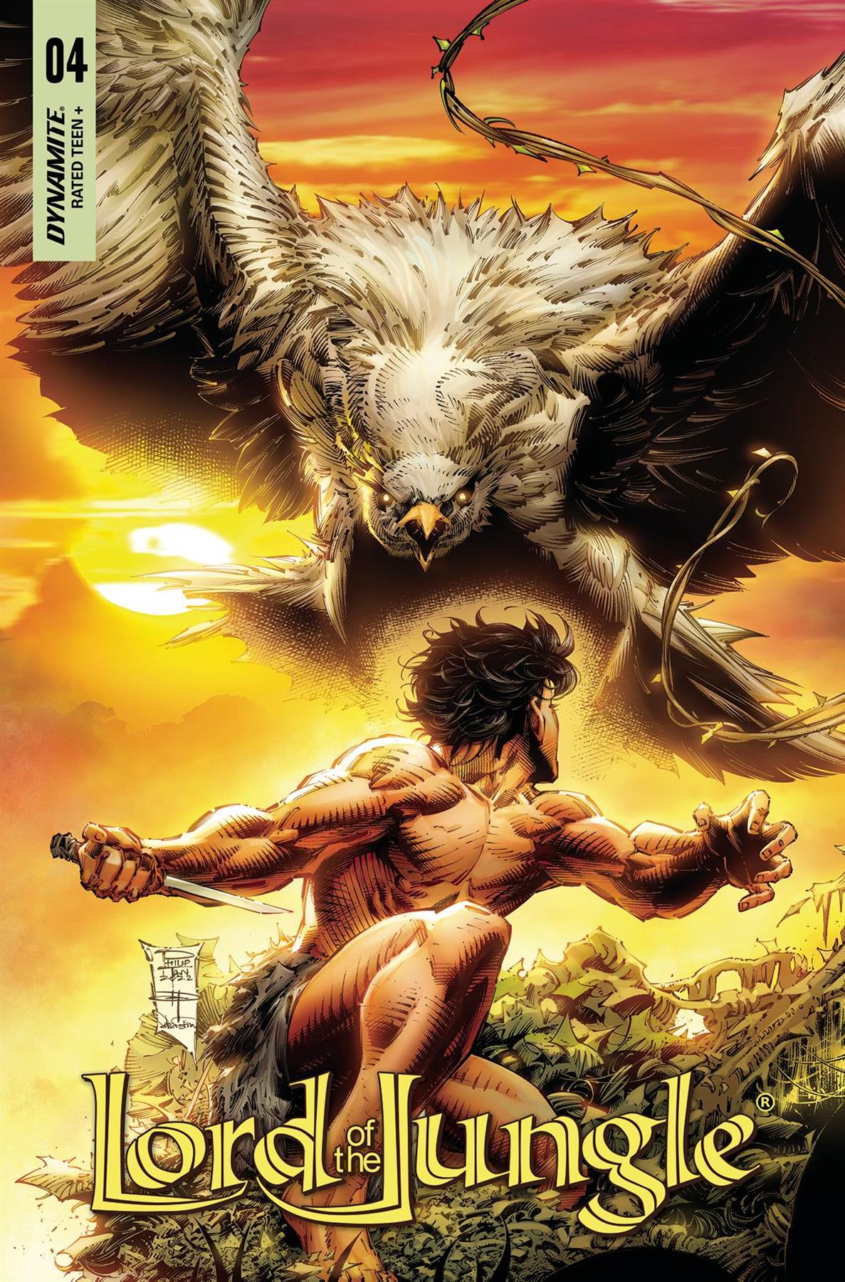 Lord Of The Jungle #4 Cvr A Tan Dynamite Comic Book