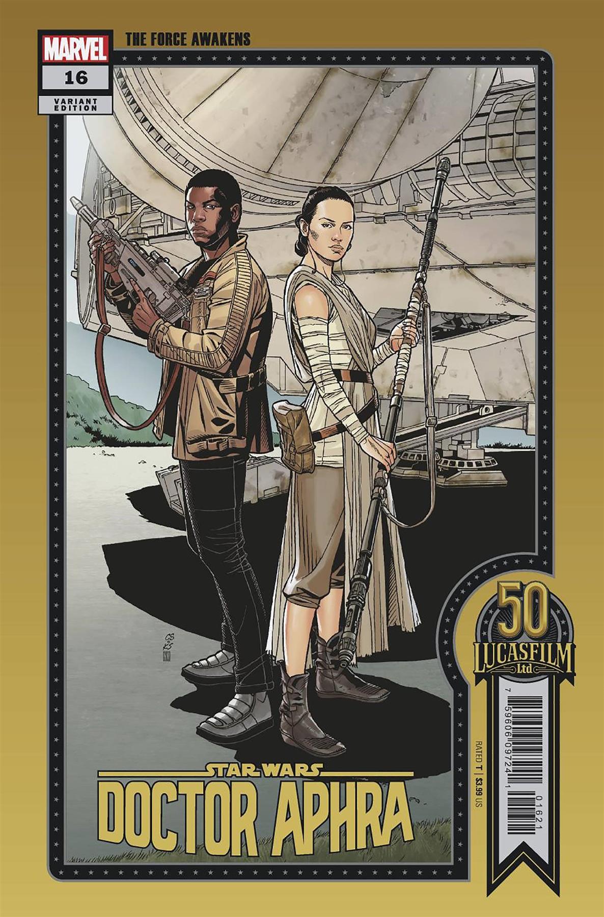 Star Wars Doctor Aphra #16 Sprouse Lucasfilm 50th Var Wobh (Sprouse Lucasfilm 50th Var Wobh) Marvel Prh Comic Book 2021