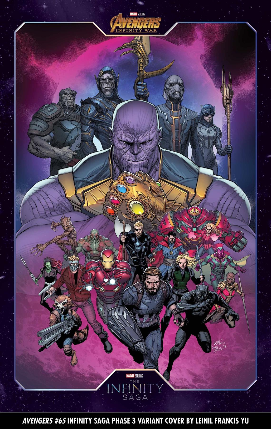 Avengers #65 Yu Mcu Phase 3 Var (Yu Mcu Phase 3 Var) Marvel Prh Comic Book 2023
