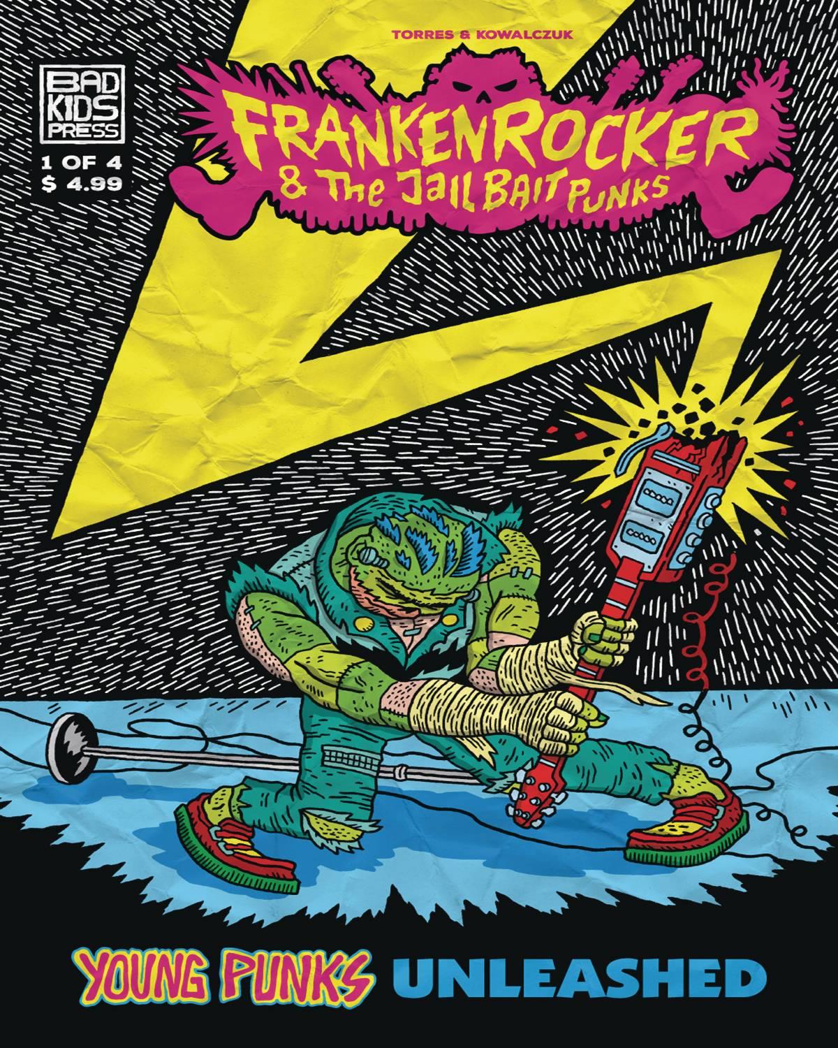 Frankenrocker And The Jailbait Punks #1 (of 4) Cvr B Churill Bad Kids Press Comic Book