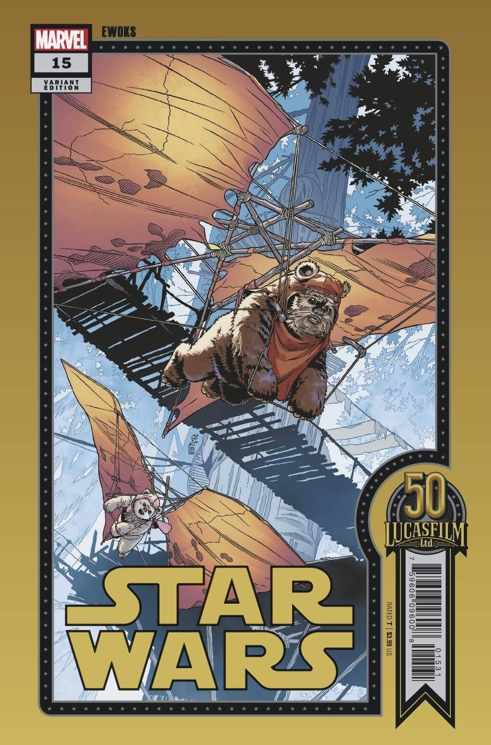 Star Wars #15 Sprouse Lucasfilm 50th Var Wobh Marvel Comics Comic Book