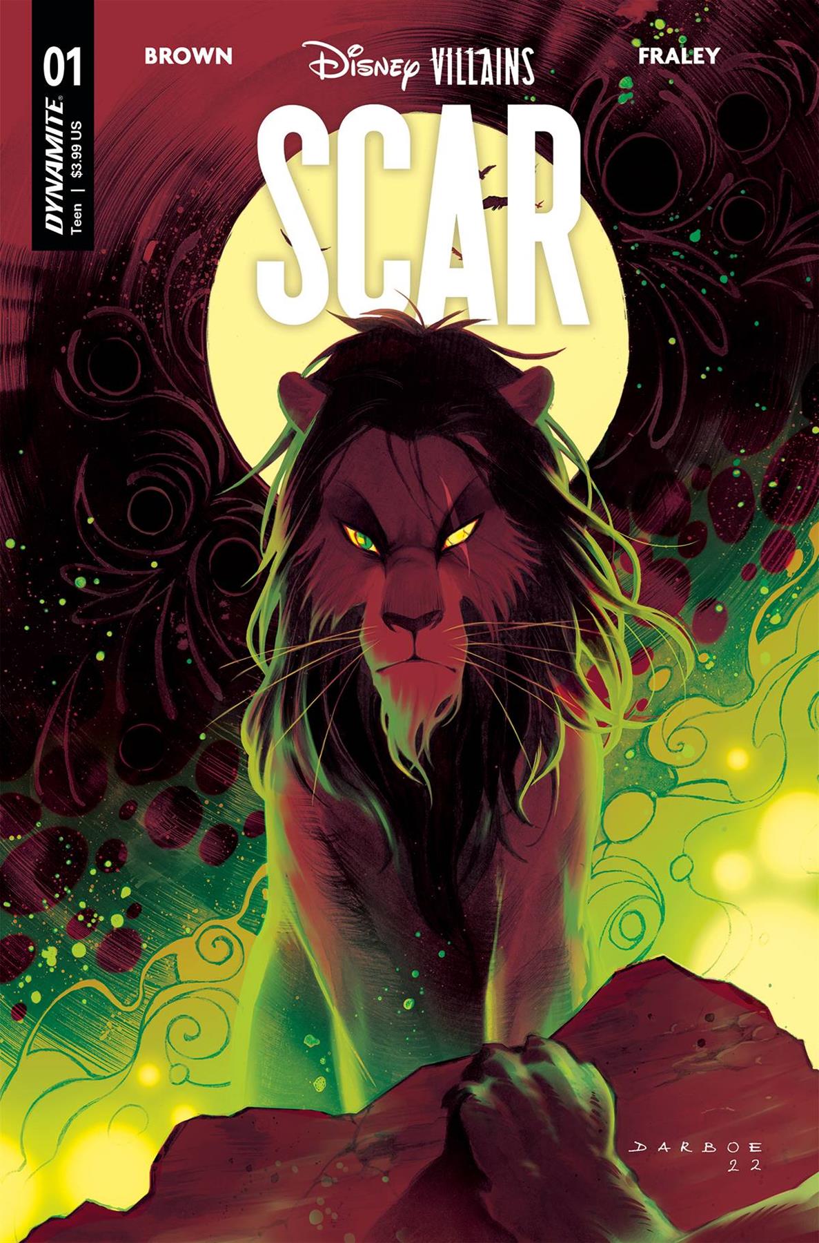 Disney Villains Scar #1 Cvr B Darboe Dynamite Comic Book