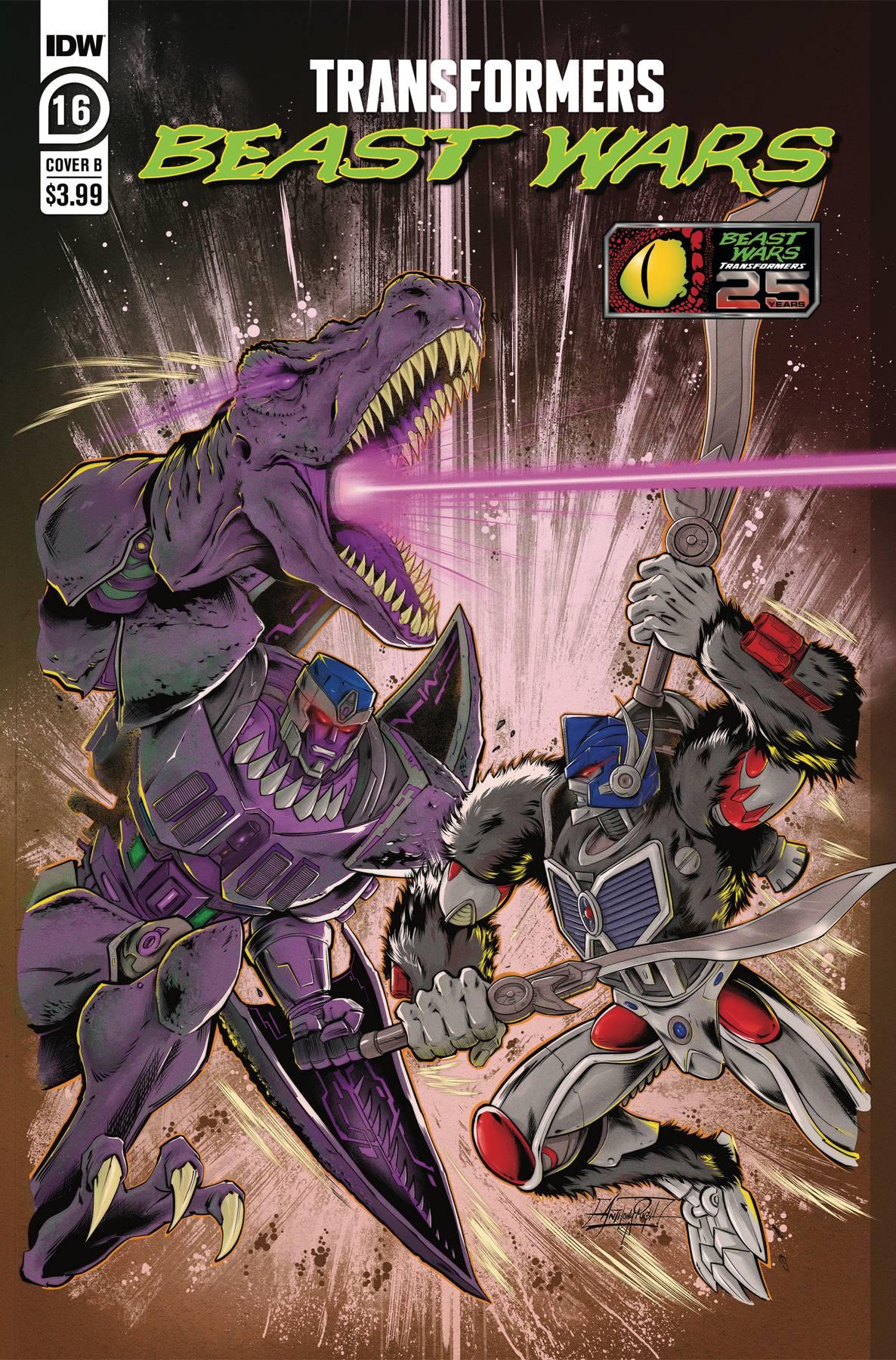 Transformers Beast Wars #16 Cvr B Pugh Idw Publishing Comic Book