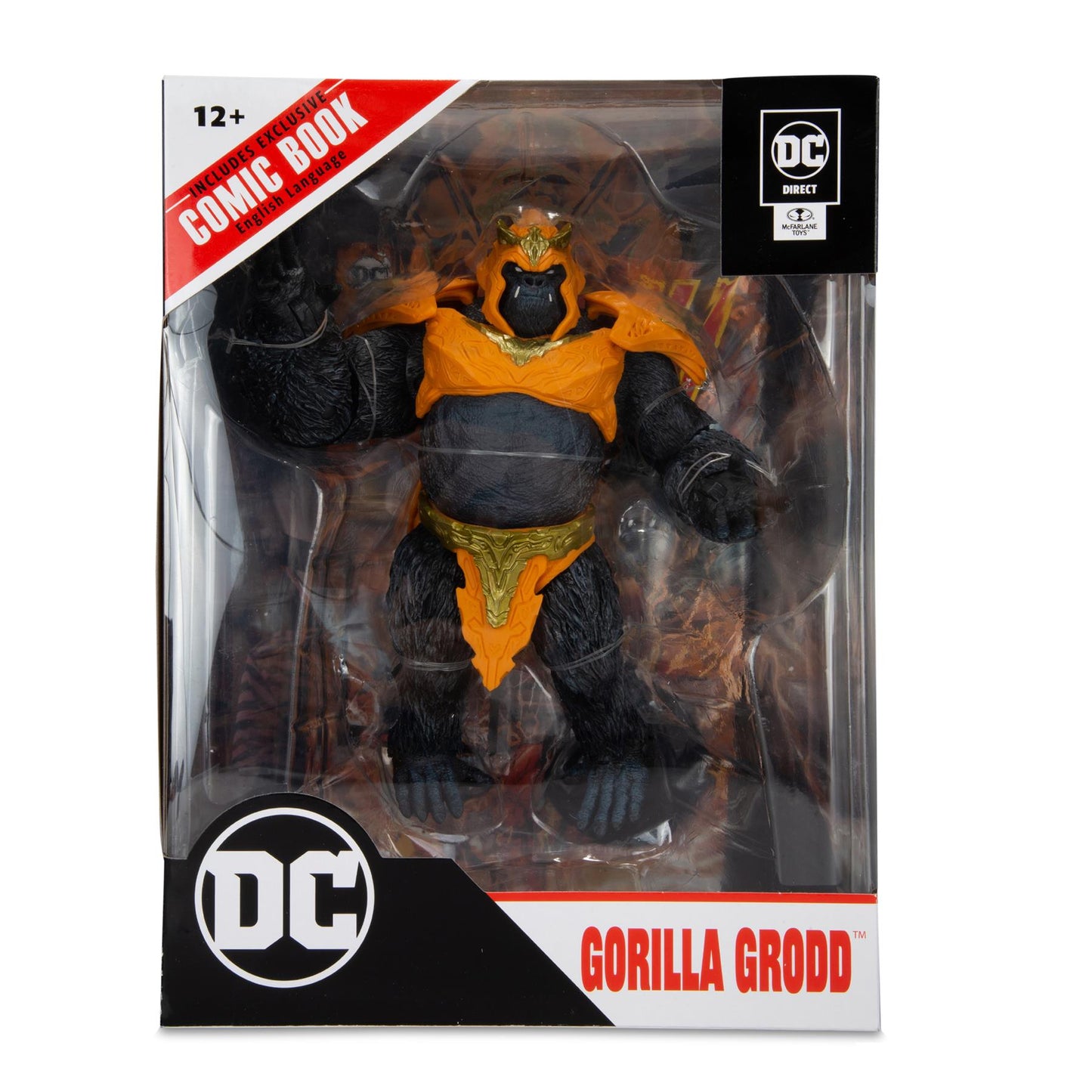 Dc Direct Megafig Flash Gorilla Grodd Aciton Figure W/comic