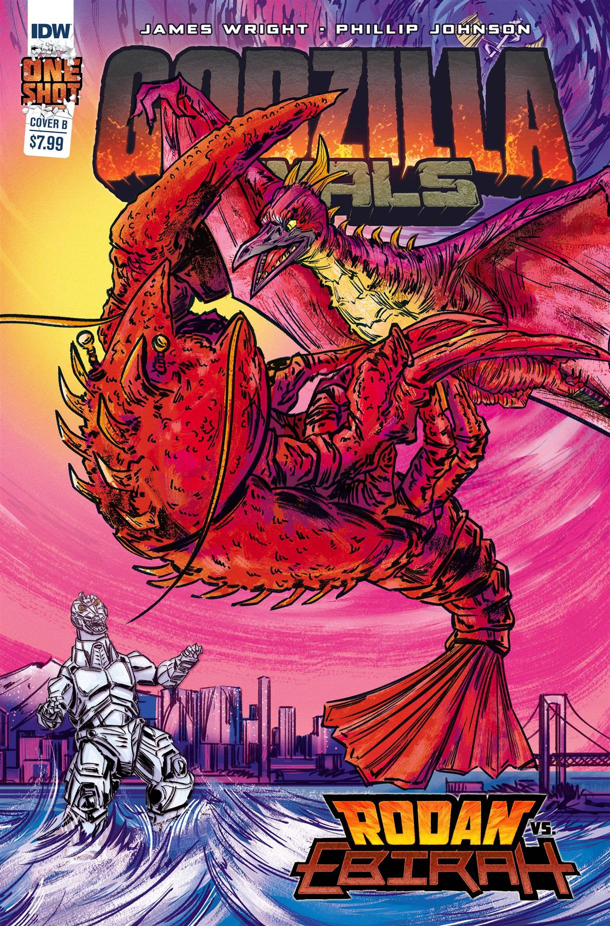 Godzilla Rivals Rodan Vs Ebirah Cvr B Chi Idw-prh Comic Book