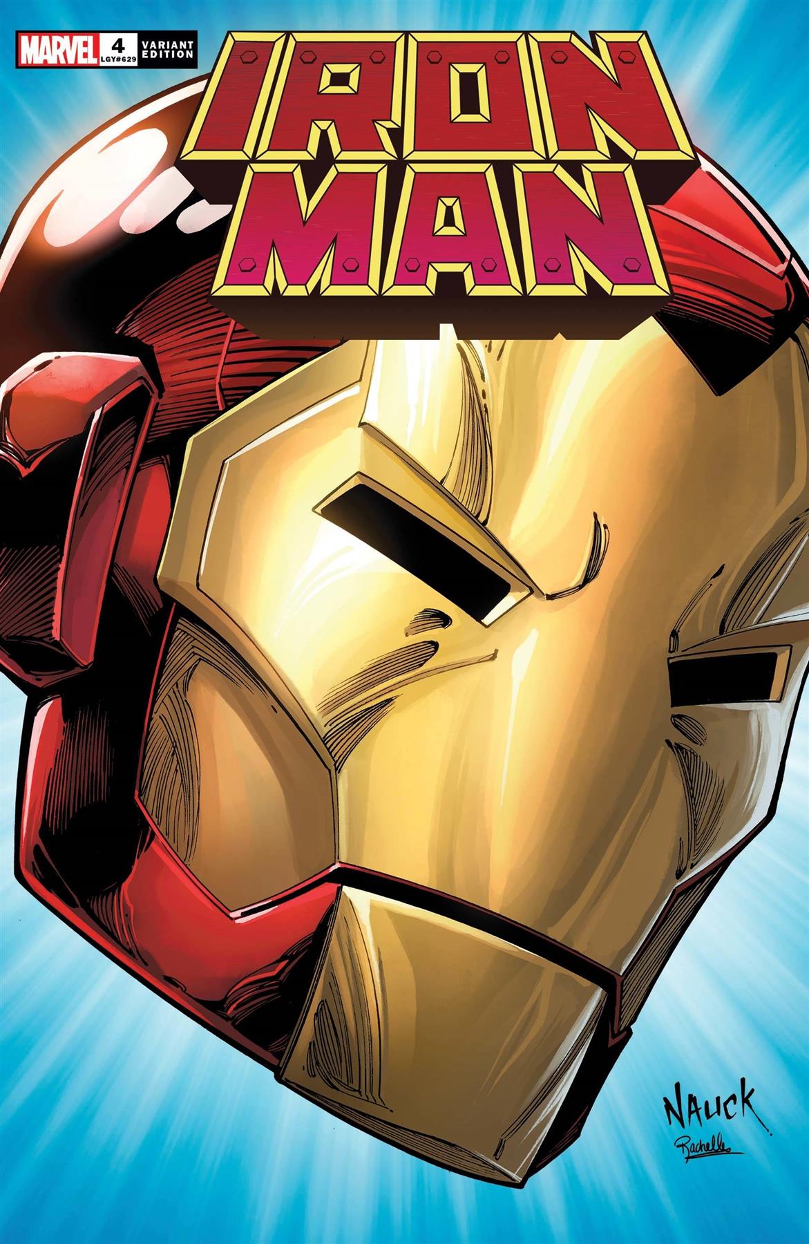 Iron Man #4 Nauck Headshot Var (Nauck Headshot Var) Marvel Comics Comic Book 2020