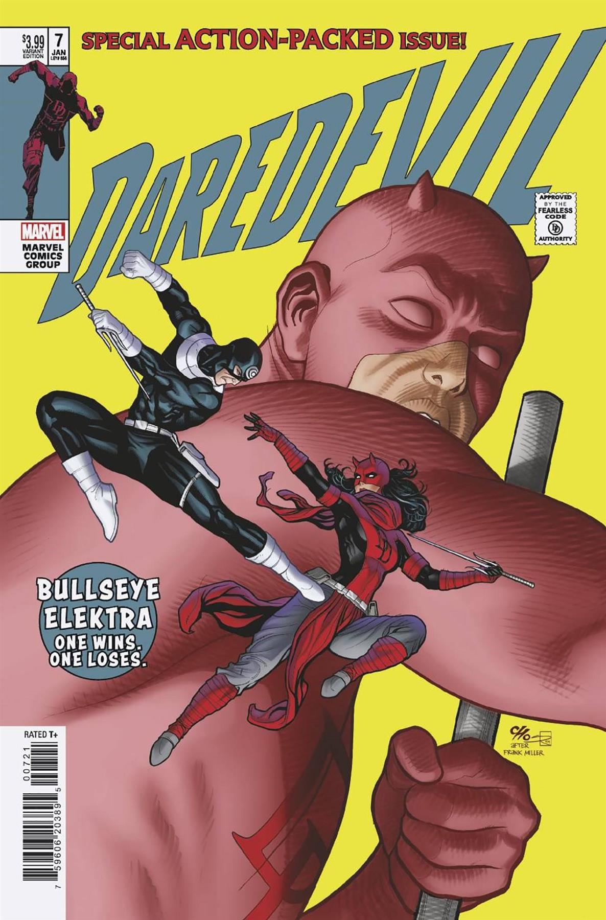 Daredevil #7 Cho Classic Homage Var (Cho Classic Homage Var) Marvel Prh Comic Book 2023