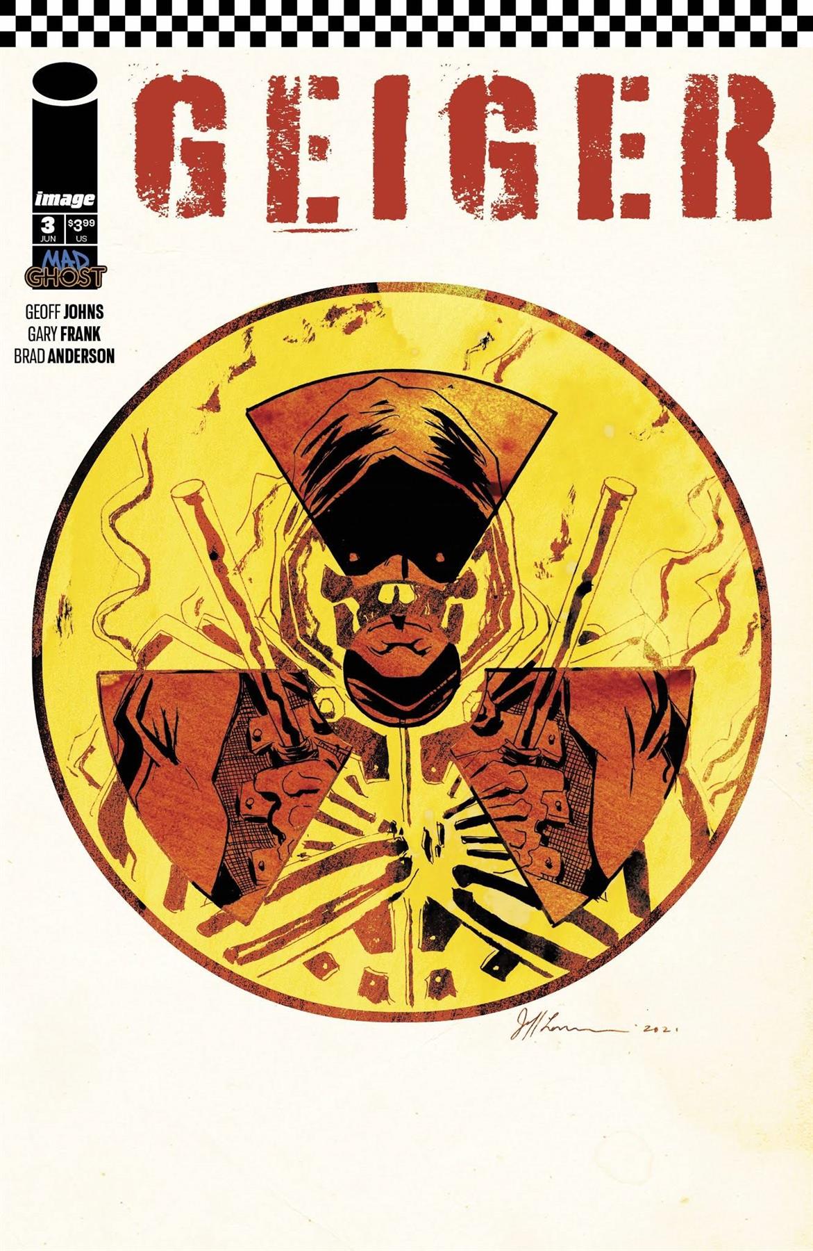 Geiger #3 Cvr B Lemire Image Comics Comic Book