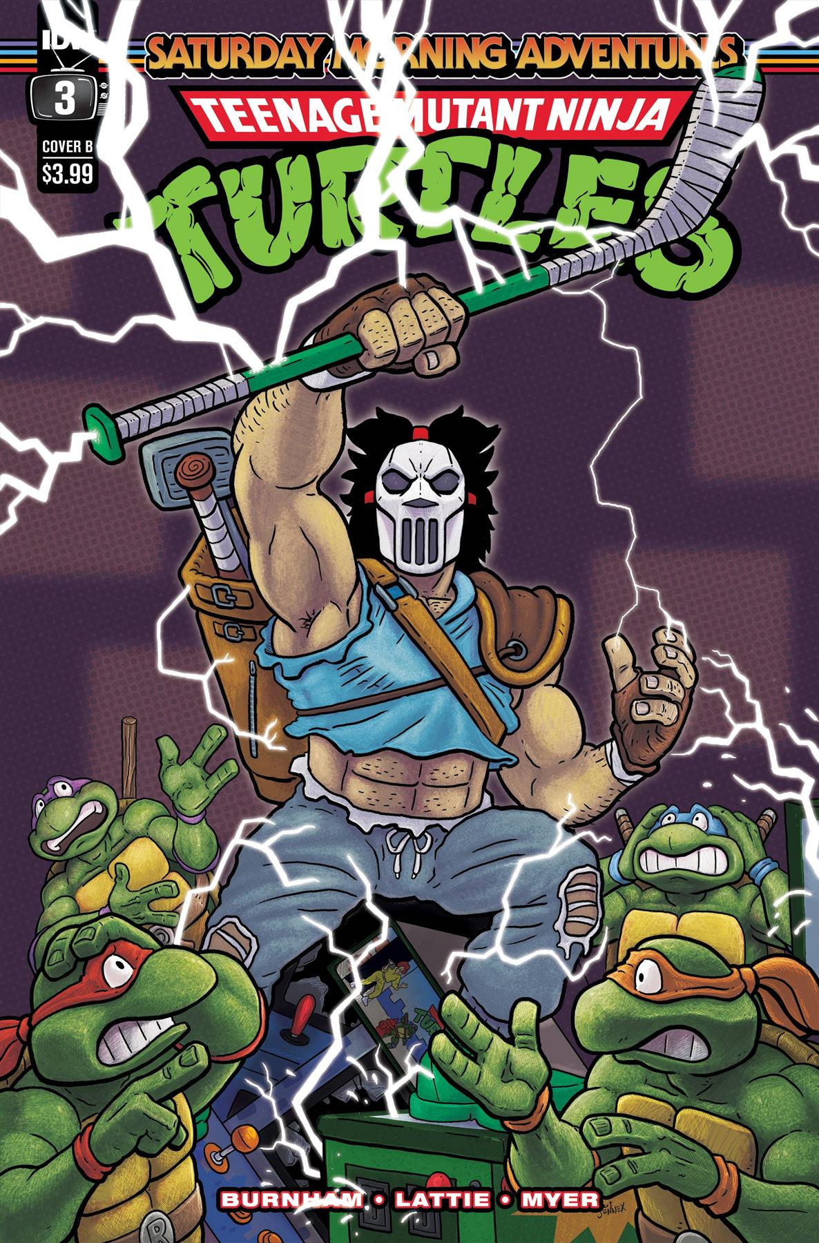Tmnt Saturday Morning Adventures #3 Cvr B Jennex Idw Publishing Comic Book