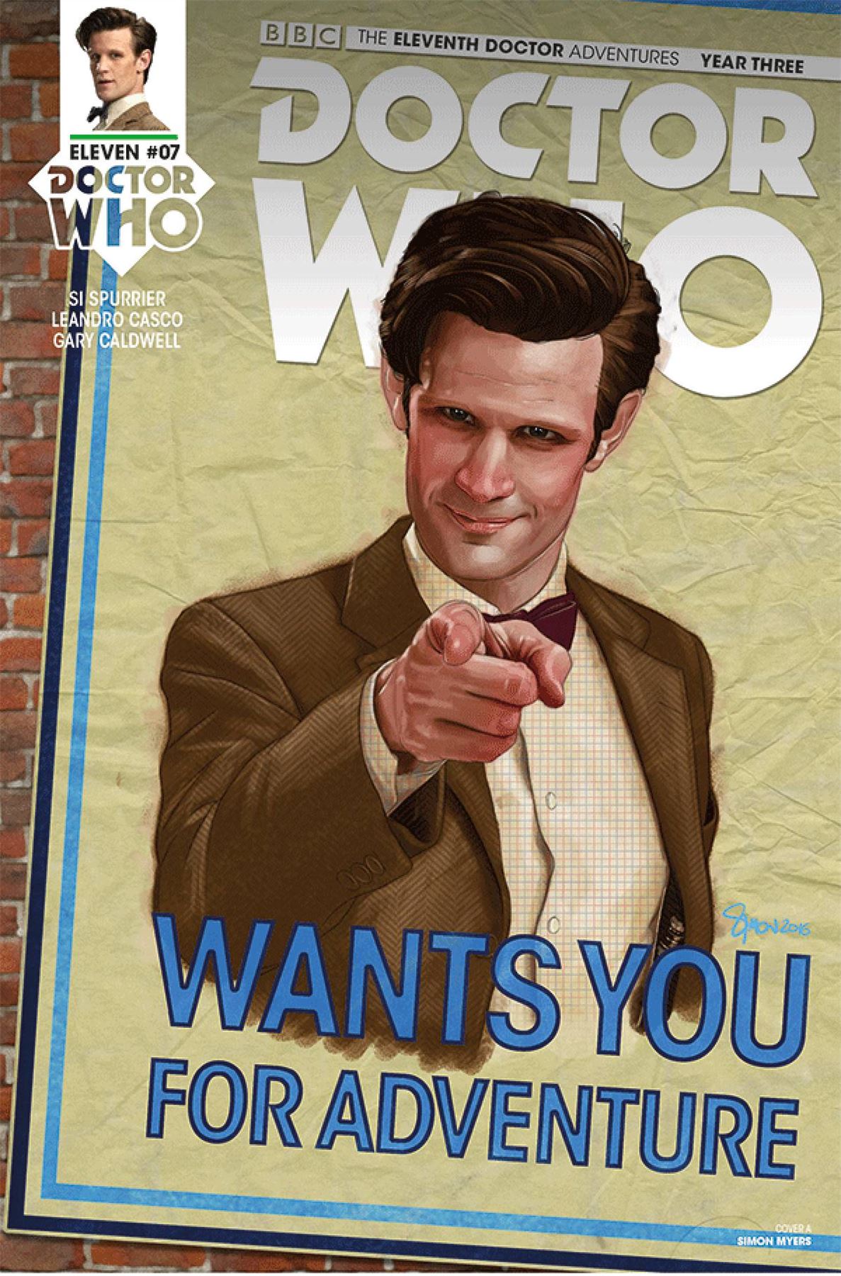 Doctor Who 11th Year Three #7 Cvr A Myers (Cvr A Myers) Titan Comics Comic Book