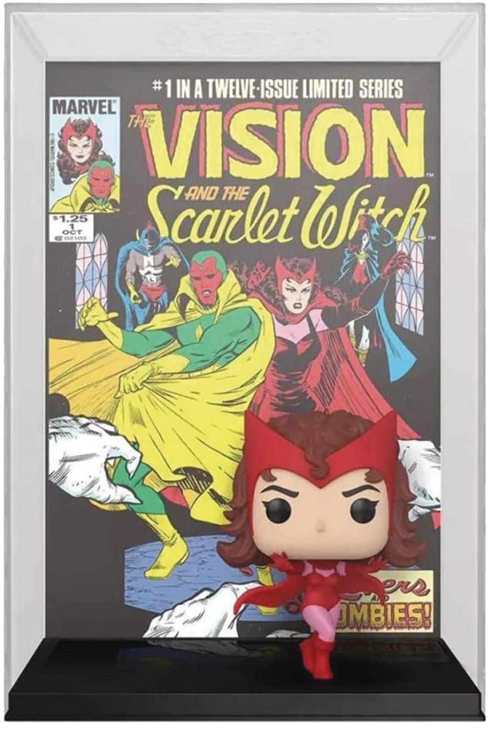 Pop Cover Art Marvel Scarlet Witch Vin Action Figure