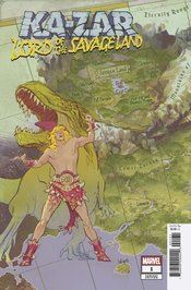 Ka-zar Lord Savage Land #1 (of 5) (1:10 Garcia Map Var) Marvel Comics Comic Book