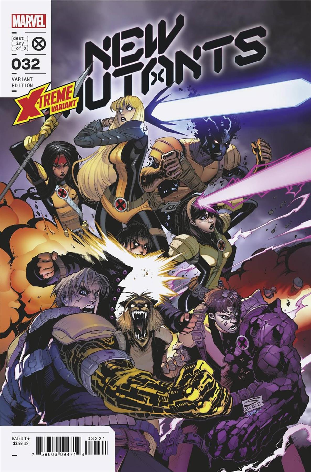 New Mutants #32 Sandoval X-treme Marvel Var (Sandoval X-treme Marvel Var) Marvel Prh Comic Book 2022