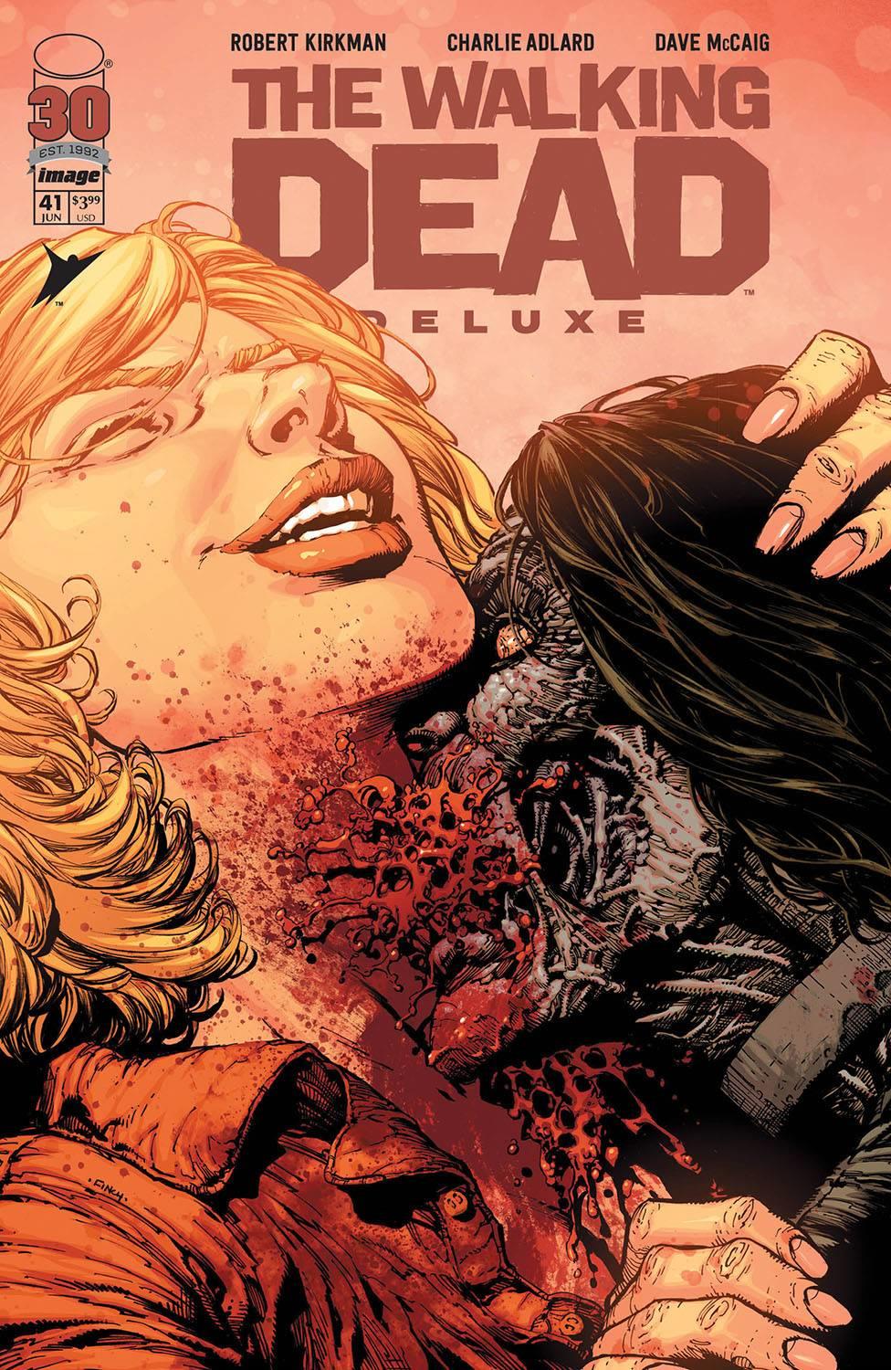 Walking Dead Dlx #41 Cvr A Finch & Mccaig (mr) Image Comics Comic Book