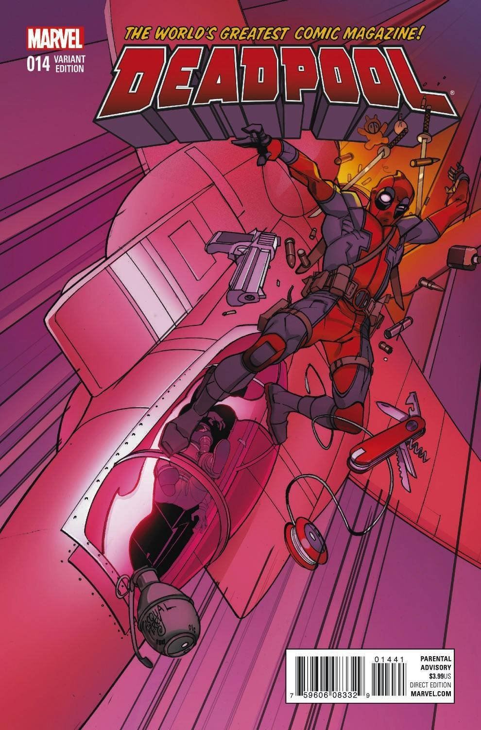 Deadpool #14 Cw Reenactment Var (Cw Reenactment Var) Marvel Comics Comic Book