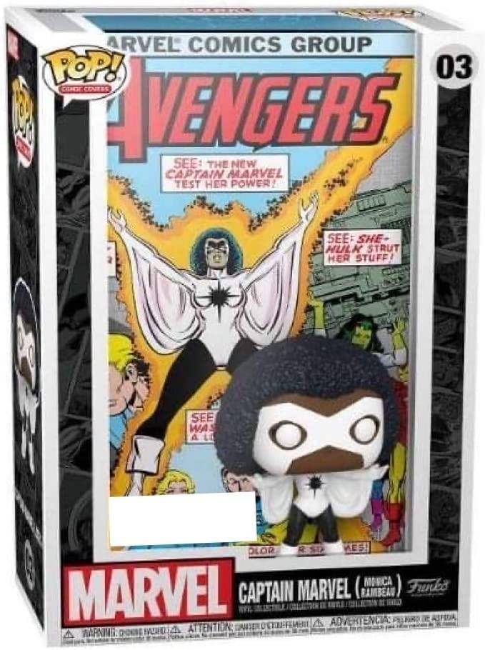 Pop Cover Art Marvel Captain Marvel Vin Action Figure