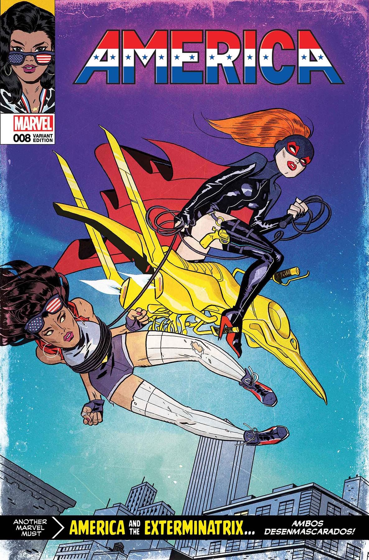 America #8 Caldwell Lh Var Leg (Caldwell Lh Var Leg) Marvel Comics Comic Book
