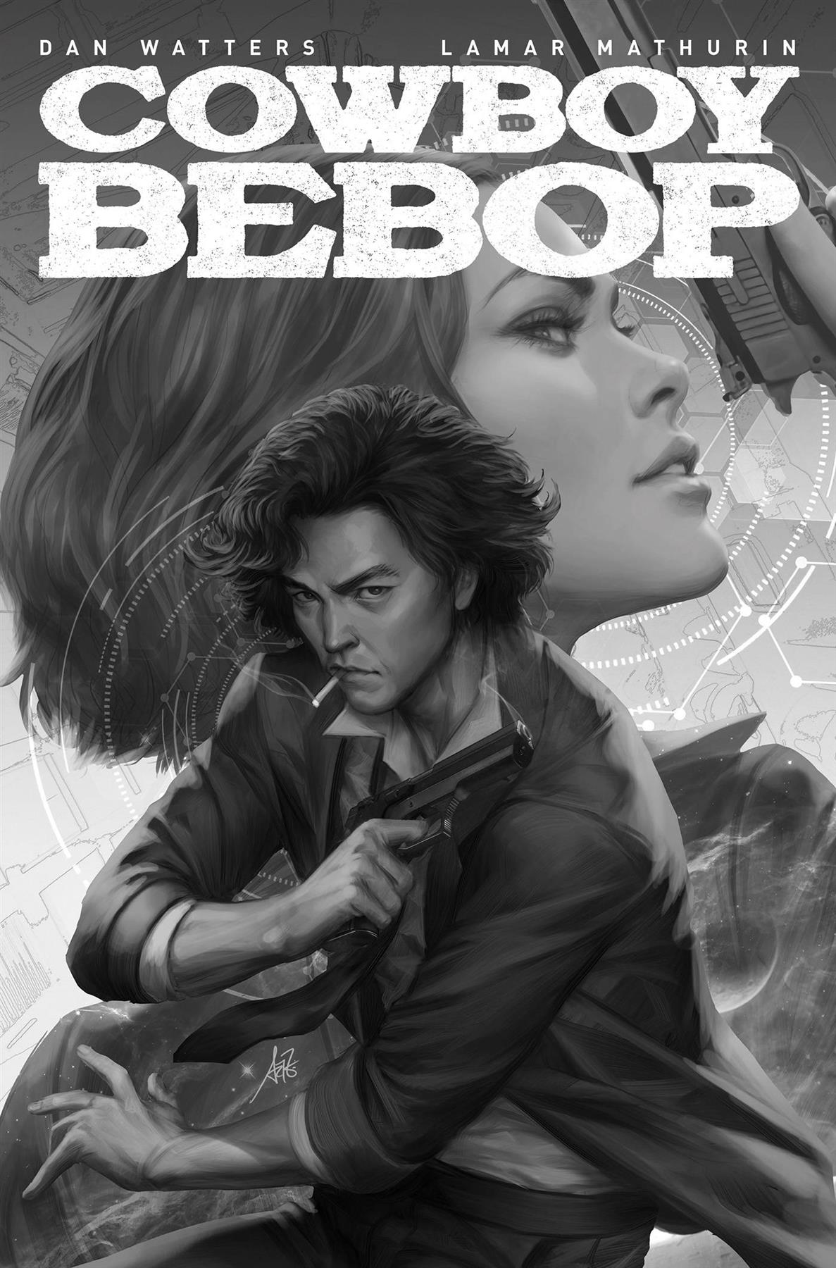 Cowboy Bebop #1 Cvr F Lau B&w Titan Comics Comic Book