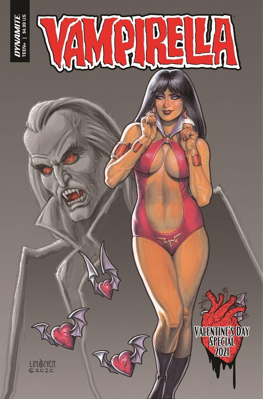 Vampirella Valentines Sp One Shot Cvr A Linsner Dynamite Comic Book