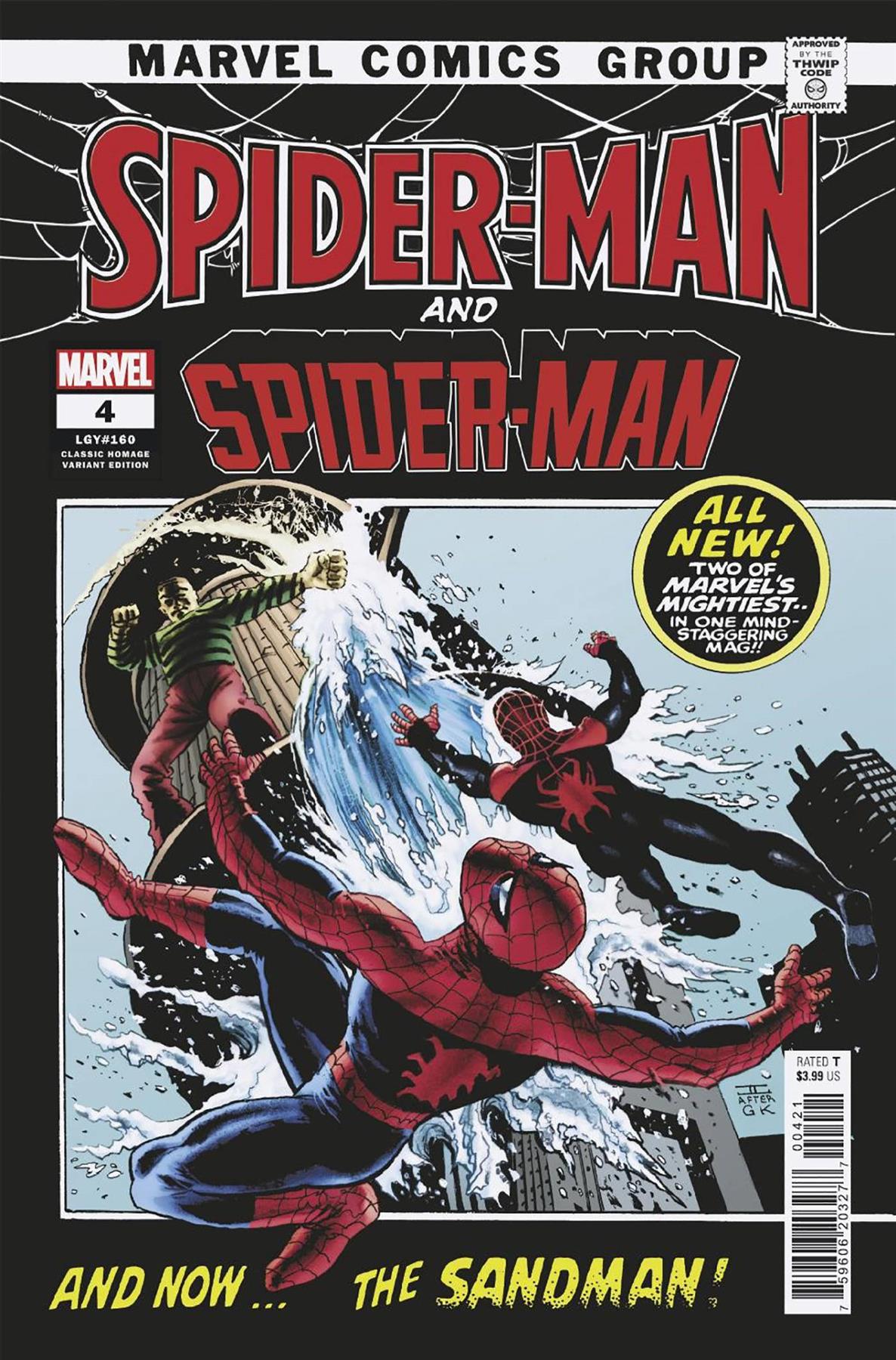 Spider-man #4 Cassaday Classic Homage Var (Cassaday Classic Homage Var) Marvel Prh Comic Book 2023