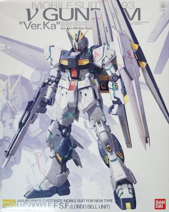 Chars Counterattack Nu Gundam Ka Mg Model Kit