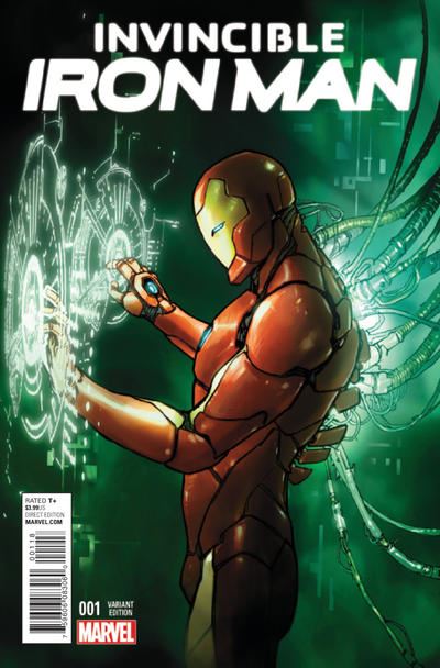 Invincible Iron Man #1 Cover J Variant Sara Pichelli Young Guns Marvel Comics Comic Book
