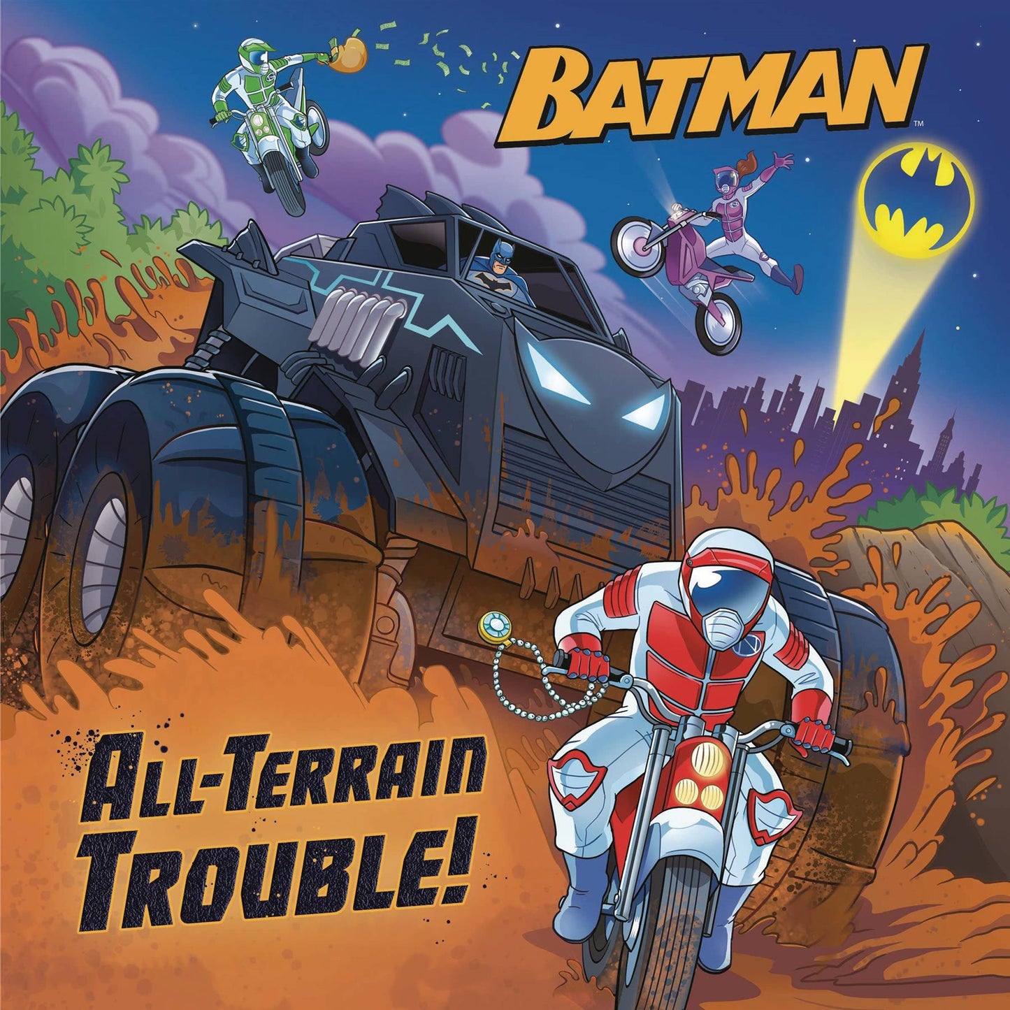 Dc Super Heroes Batman All-terrain Trouble Pictureback Random House Books Young Reade Comic Book
