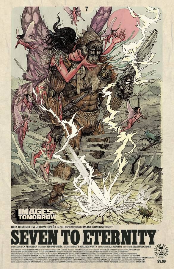 SEVEN TO ETERNITY #7 CVR C IMAGE OF TOMORROW VAR Image Comics Comic Book